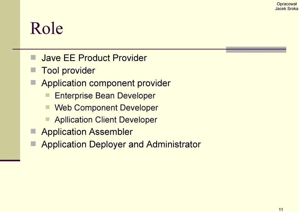 Developer Web Component Developer Apllication Client