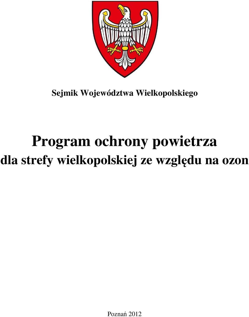ochrony powietrza dla strefy