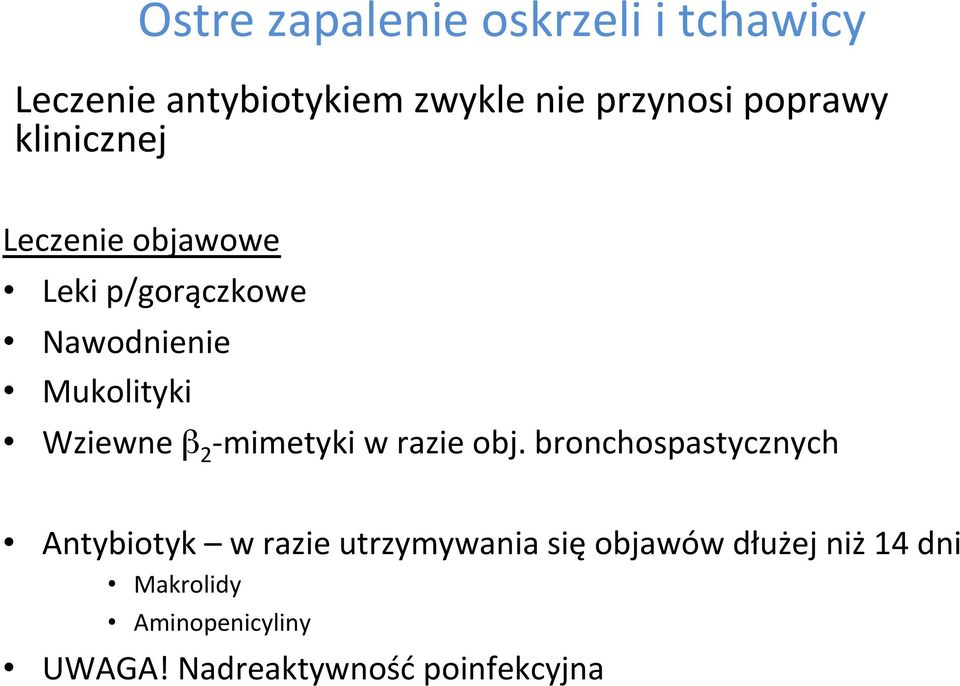 Wziewne β 2 - mimetyki w razie obj.