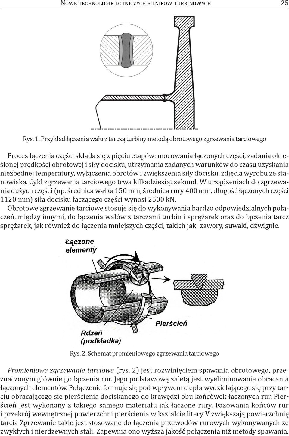 siły docisku, utrzymania zadanych warunków do czasu uzyskania niezbędnej temperatury, wyłączenia obrotów i zwiększenia siły docisku, zdjęcia wyrobu ze stanowiska.