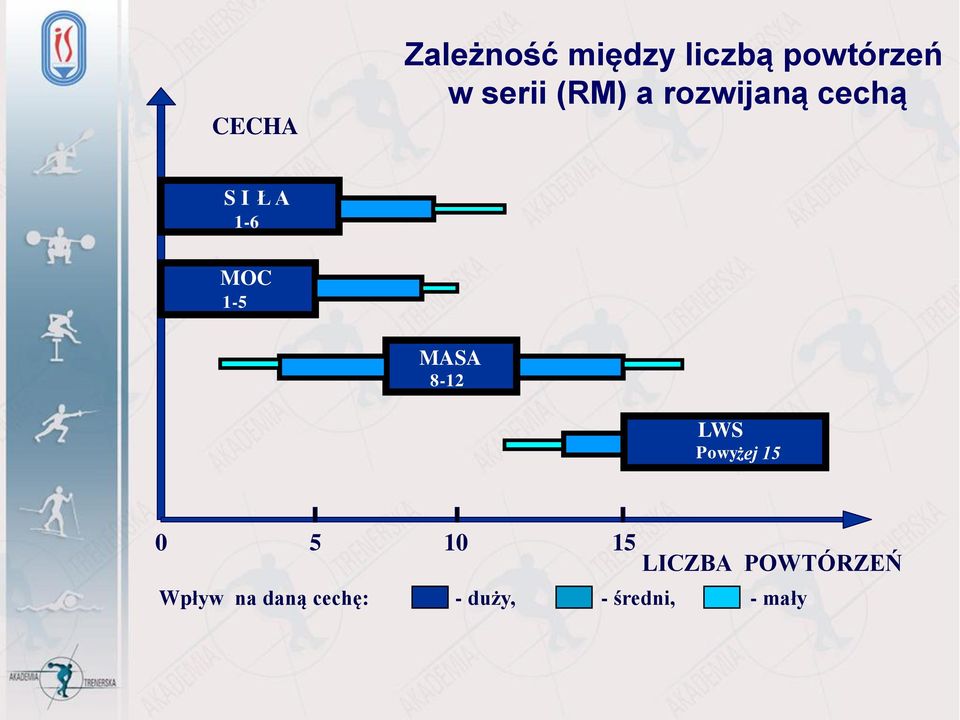 8-12 LWS Powy żej 15 0 5 10 15 LICZBA POWTÓRZEŃ