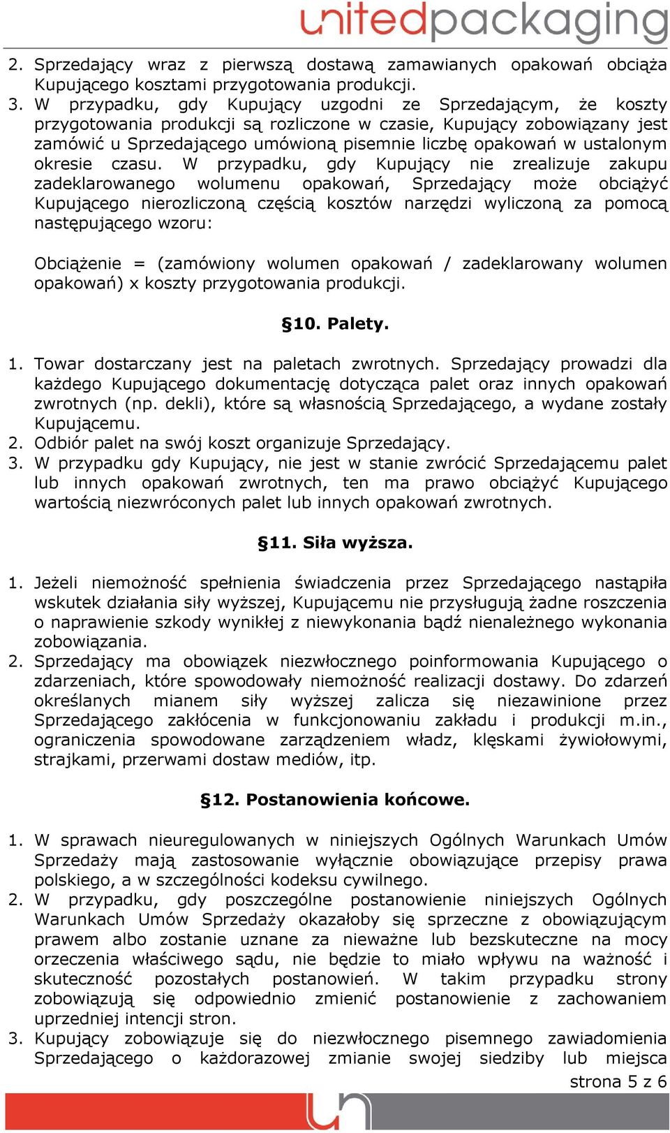 ustalonym okresie czasu.