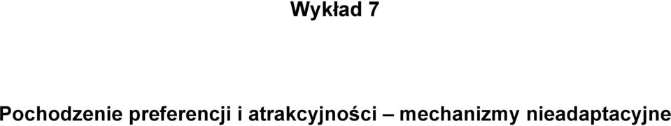 preferencji i
