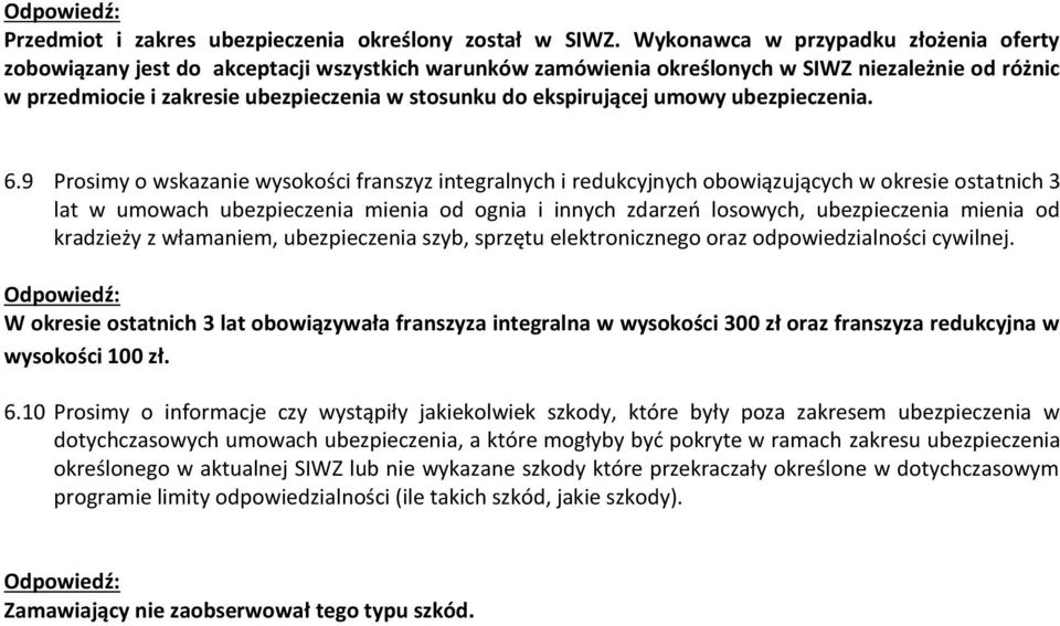 ekspirującej umowy ubezpieczenia. 6.