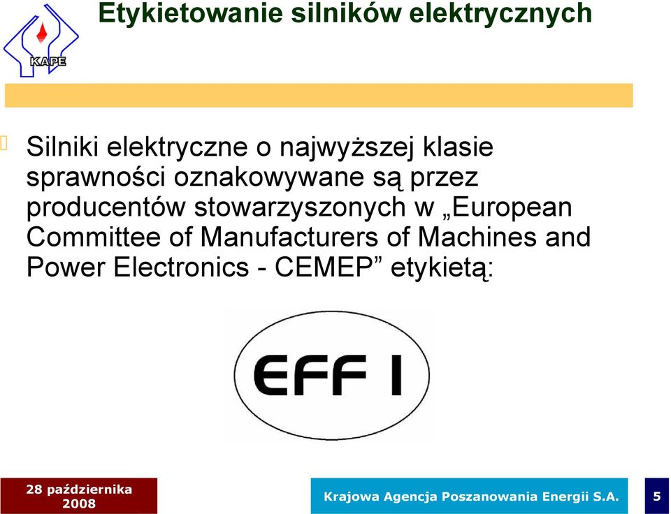 stowarzyszonych w European Committee of Manufacturers of Machines
