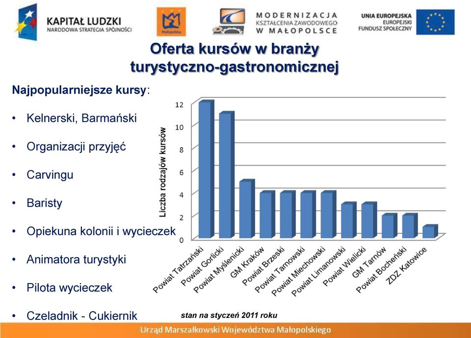 Animatora turystyki Pilota wycieczek Oferta kursów w branży