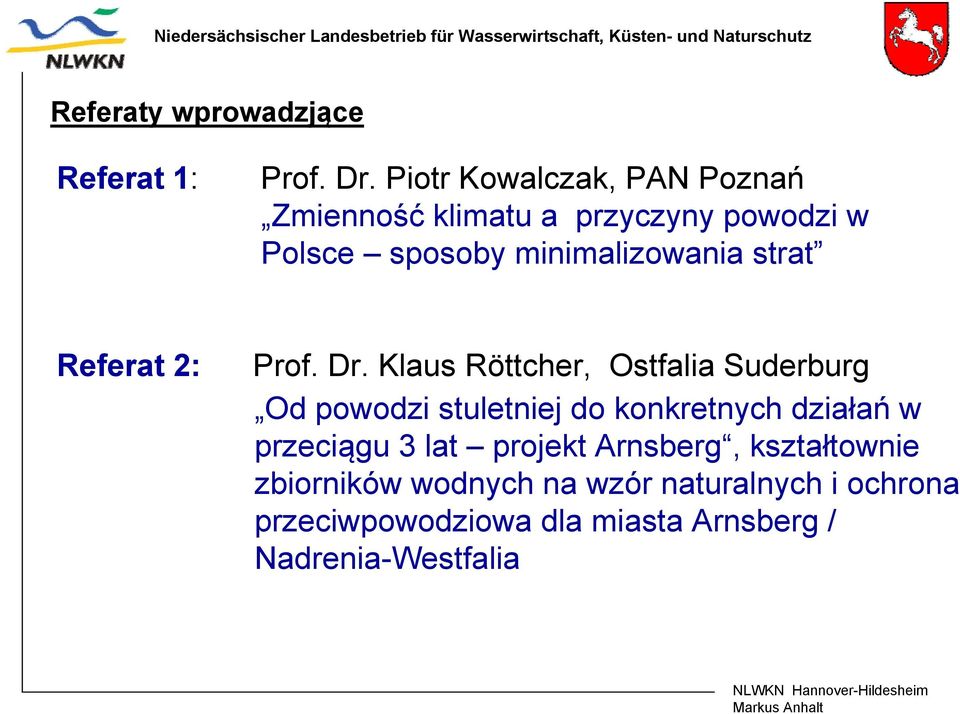 strat Referat 2: Prof. Dr.