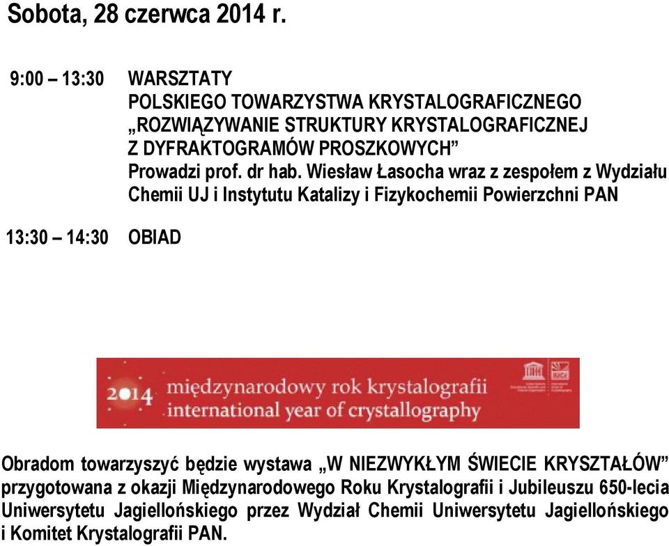 Prowadzi prof. dr hab.