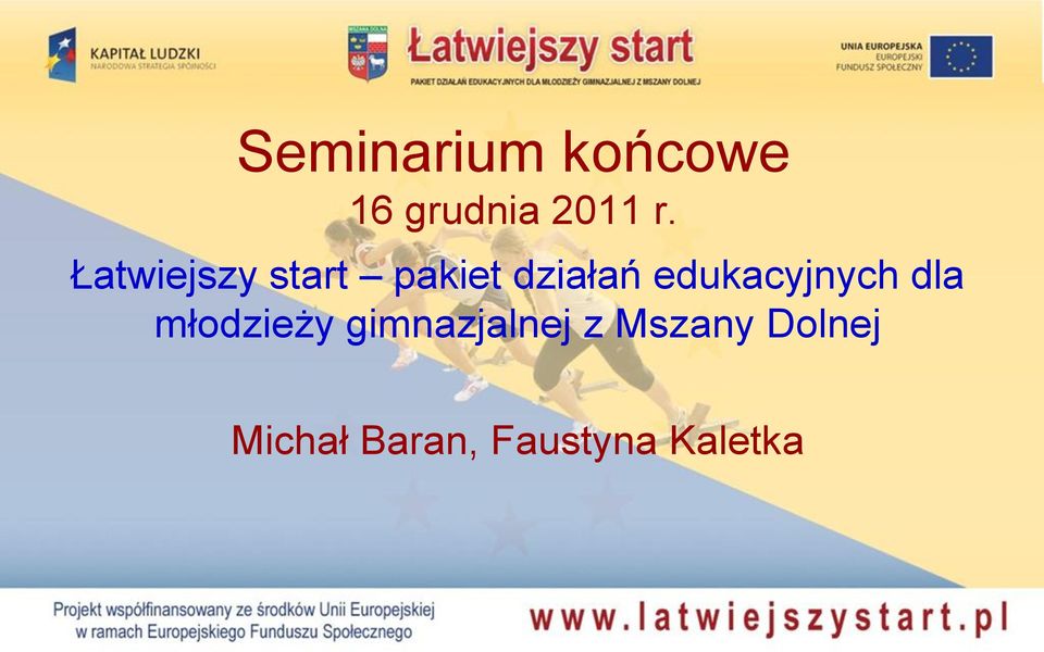 edukacyjnych dla młodzieży