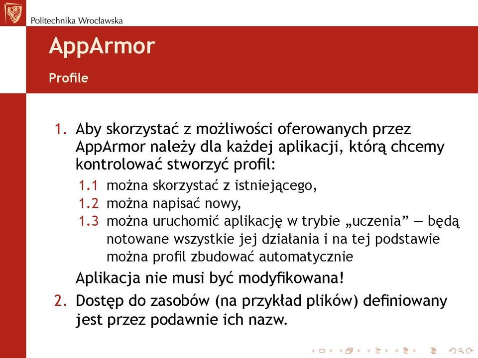 stworzyć profil: 1.1 można skorzystać z istniejącego, 1.2 można napisać nowy, 1.