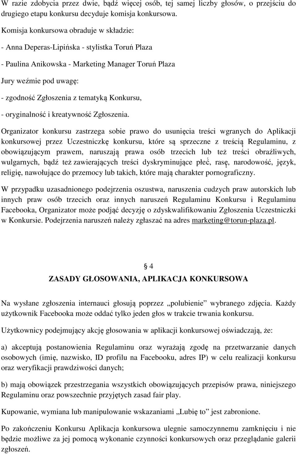 Konkursu, - oryginalność i kreatywność Zgłoszenia.