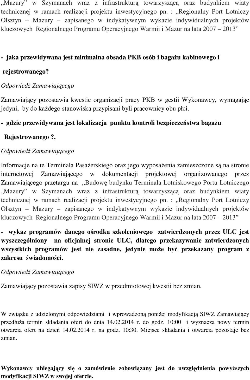 jest minimalna obsada PKB osób i bagażu kabinowego i rejestrowanego?