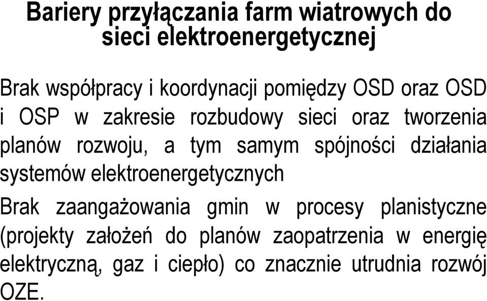 gmin w procesy planistyczne (projekty założeń do planów zaopatrzenia w energię elektryczną, gaz i