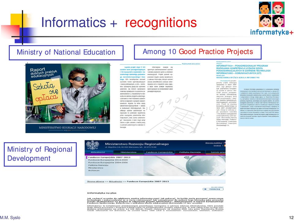 Among 10 Good Practice Projects
