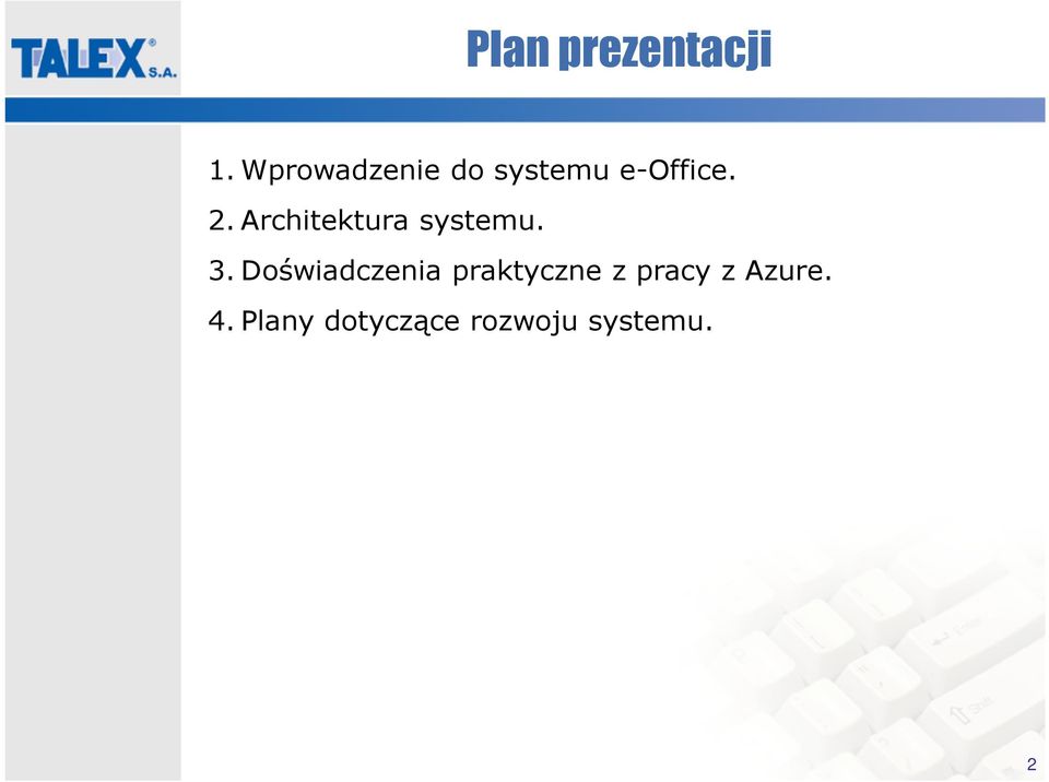 Architektura systemu. 3.