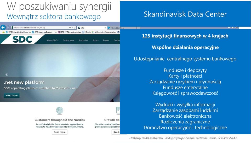 Zarządzanie ryzykiem i płynnością Fundusze emerytalne Księgowość i sprawozdawczość Wydruki i wysyłka