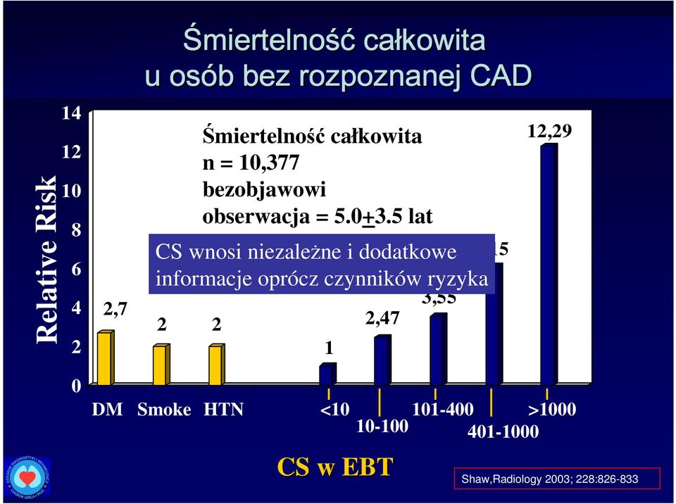 5 lat CS wnosi niezaleŝne i dodatkowe informacje oprócz czynników ryzyka 2 2 2,47 1