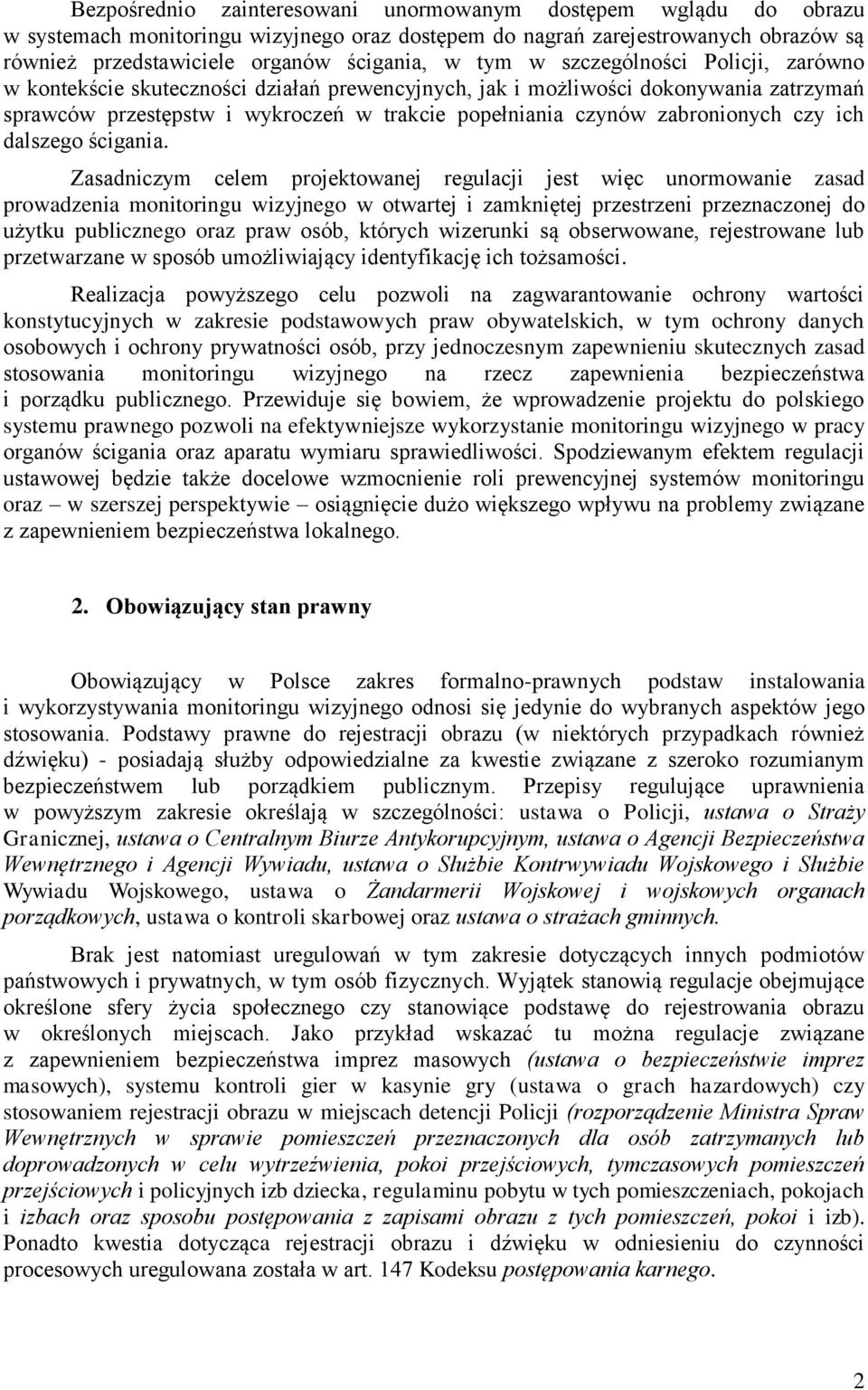 ich dalszego ścigania.