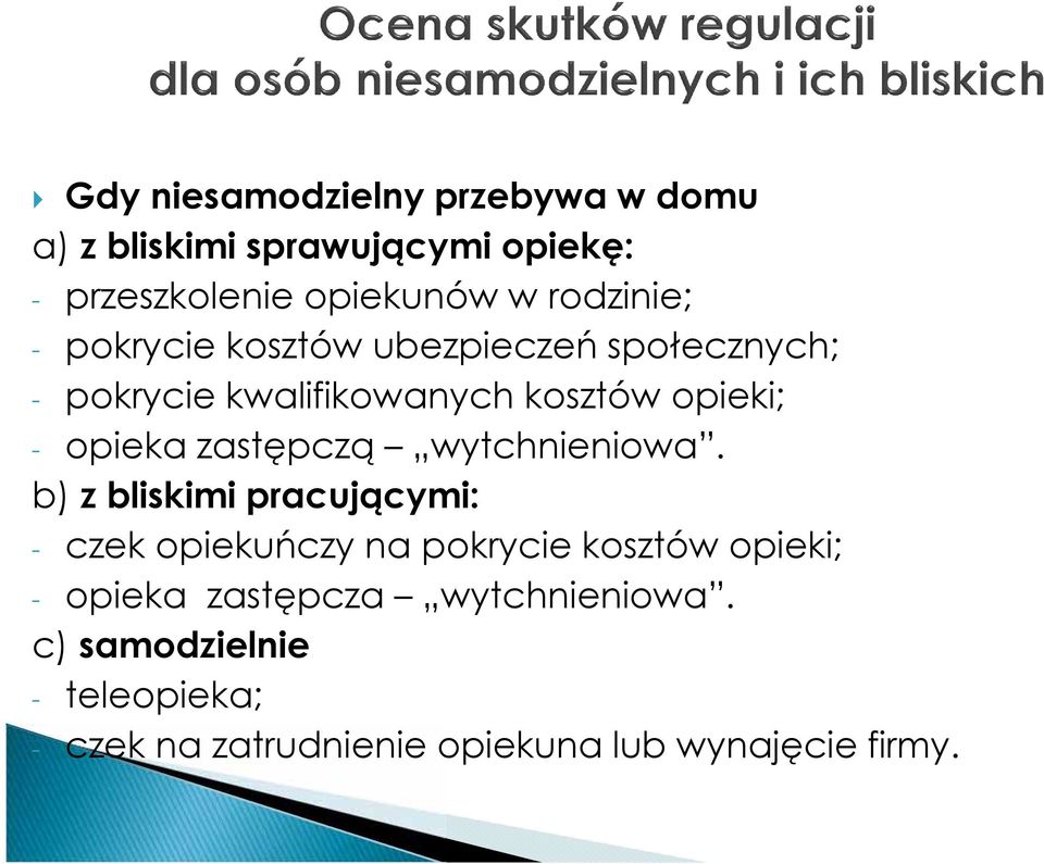 opieka zastępczą wytchnieniowa.