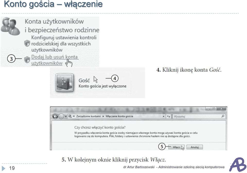 włączenie