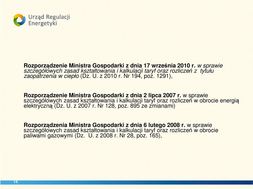 1291), Rozporządzenie Ministra Gospodarki z dnia 2 lipca 2007 r.