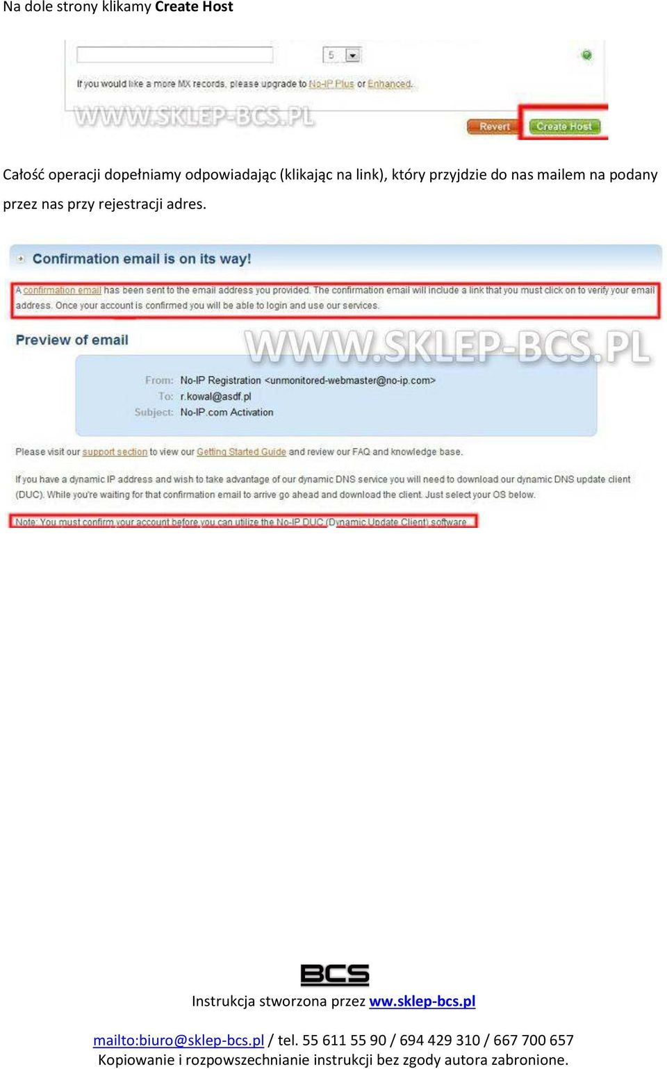 klikają a li k, który przyjdzie do as
