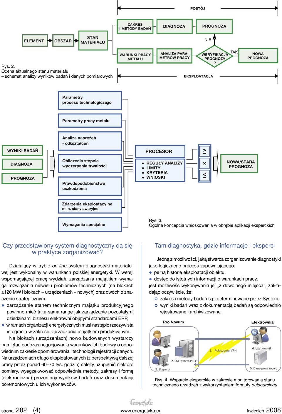 Działający w trybie on-line system diagnostyki materiałowej jest wykonalny w warunkach polskiej energetyki.