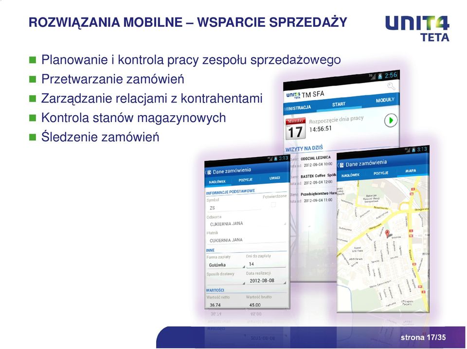 zamówień Zarządzanie relacjami z kontrahentami