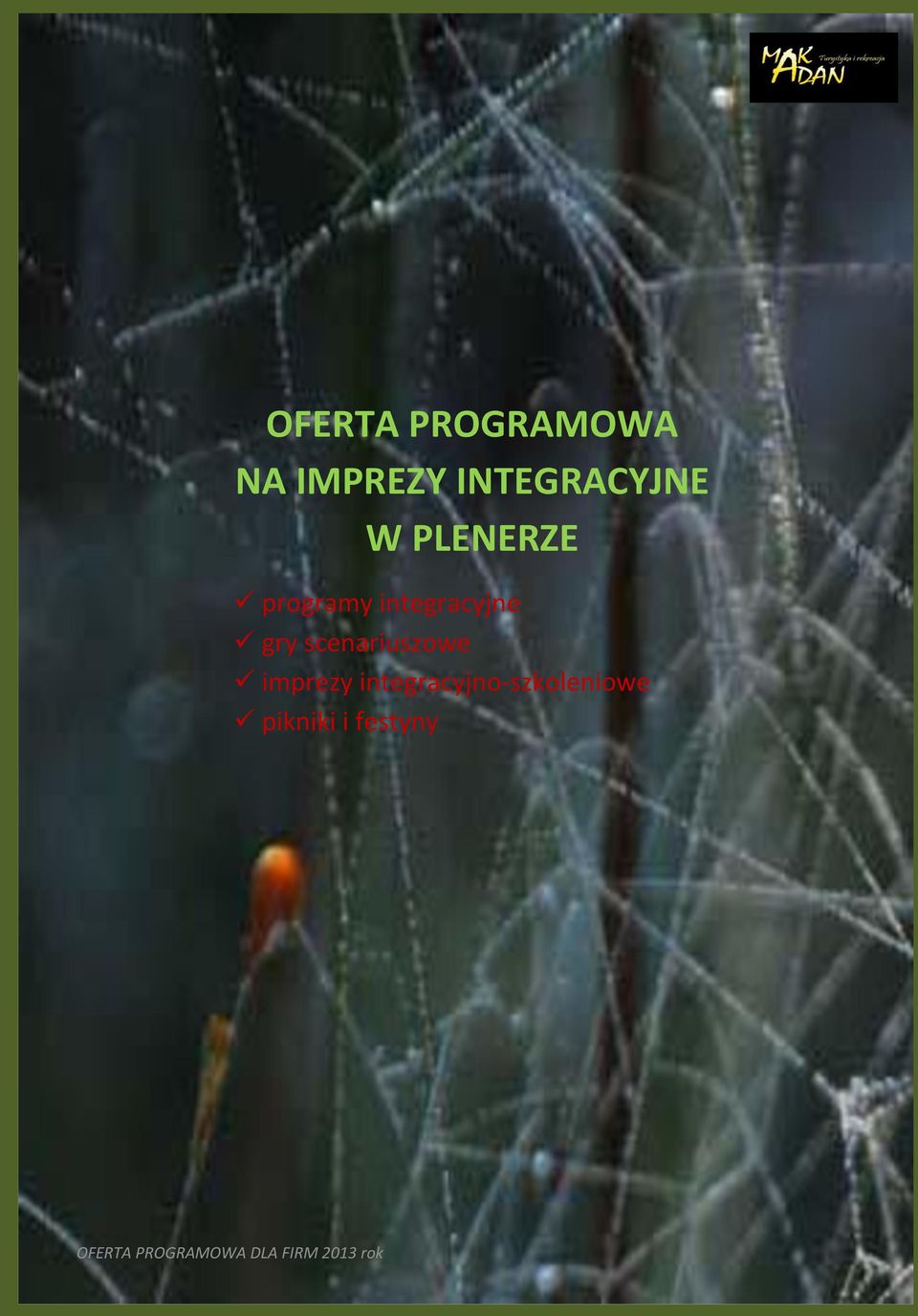 integracyjno-szkoleniowe INTEGRACYJNE pikniki i festyny W PLENERZE programy