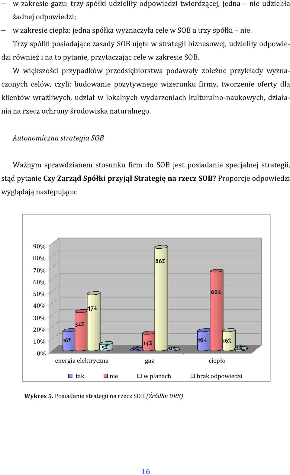 W większości przypadków przedsiębiorstwa podawały zbieżne przykłady wyznaczonych celów, czyli: budowanie pozytywnego wizerunku firmy, tworzenie oferty dla klientów wrażliwych, udział w lokalnych