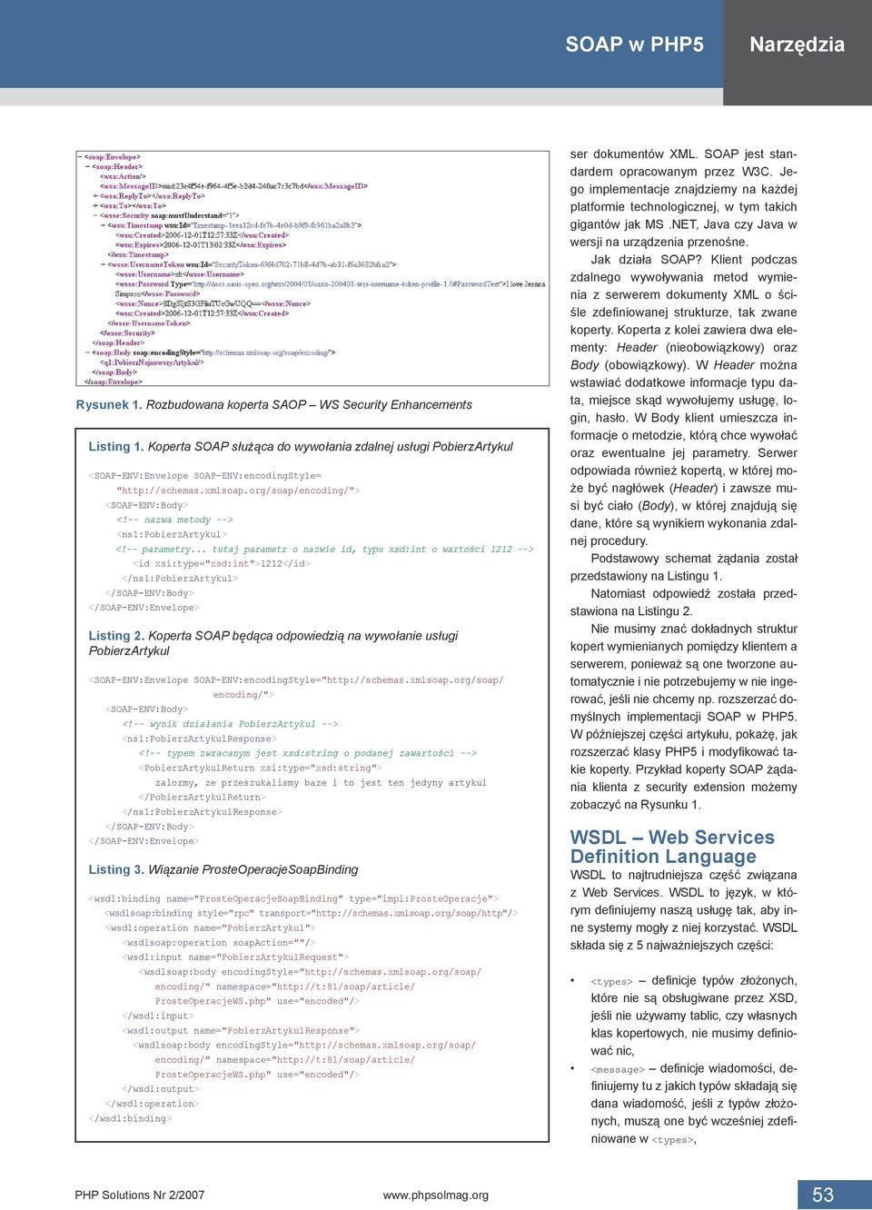 -- nazwa metody --> <ns1:pobierzartykul> <!-- parametry.