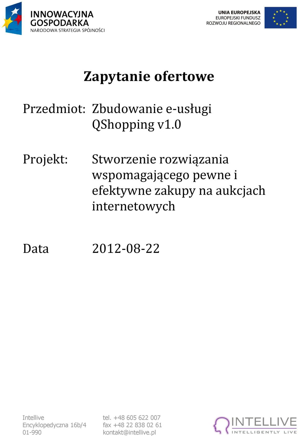 0 Projekt: Stworzenie rozwiązania