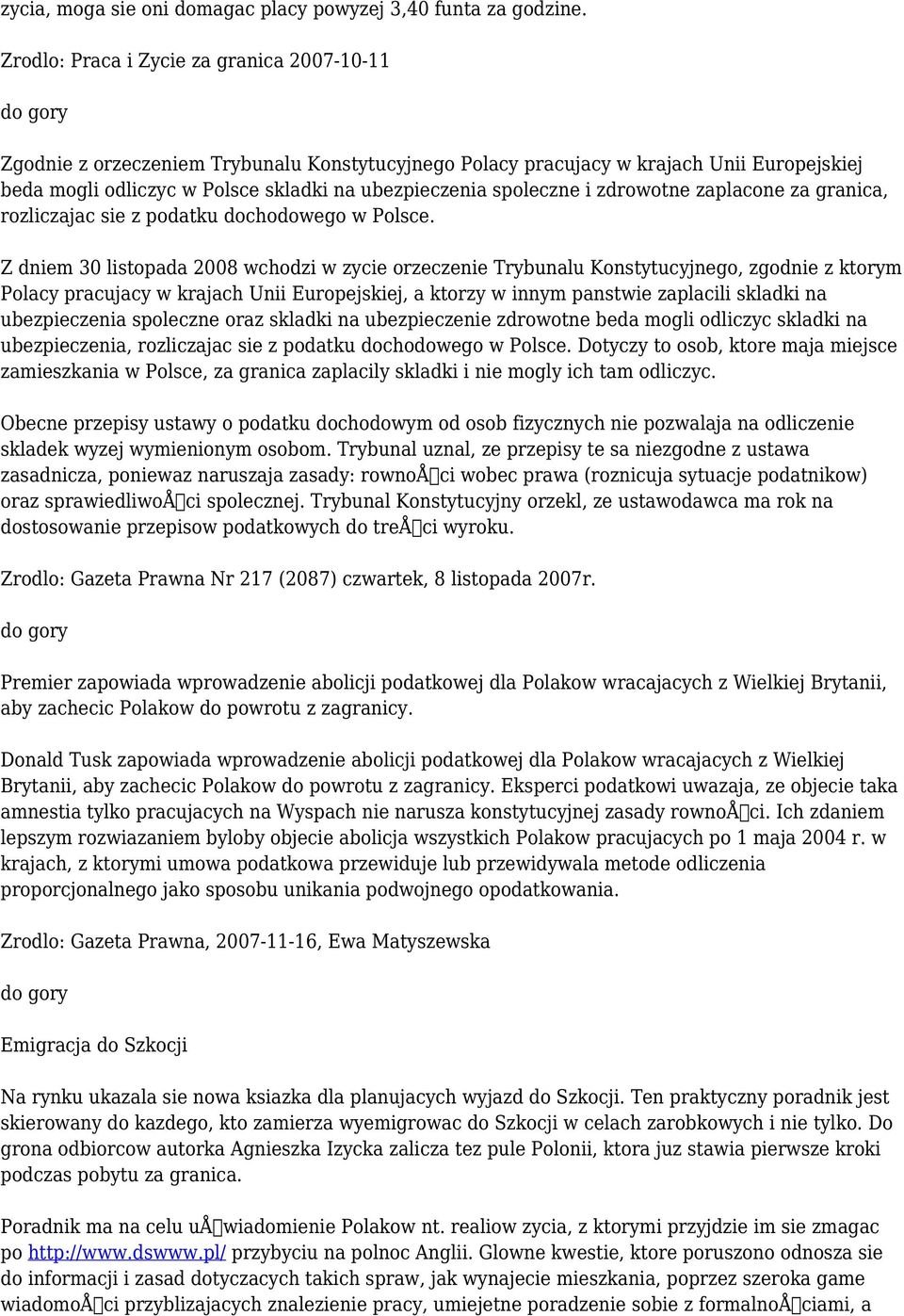 spoleczne i zdrowotne zaplacone za granica, rozliczajac sie z podatku dochodowego w Polsce.