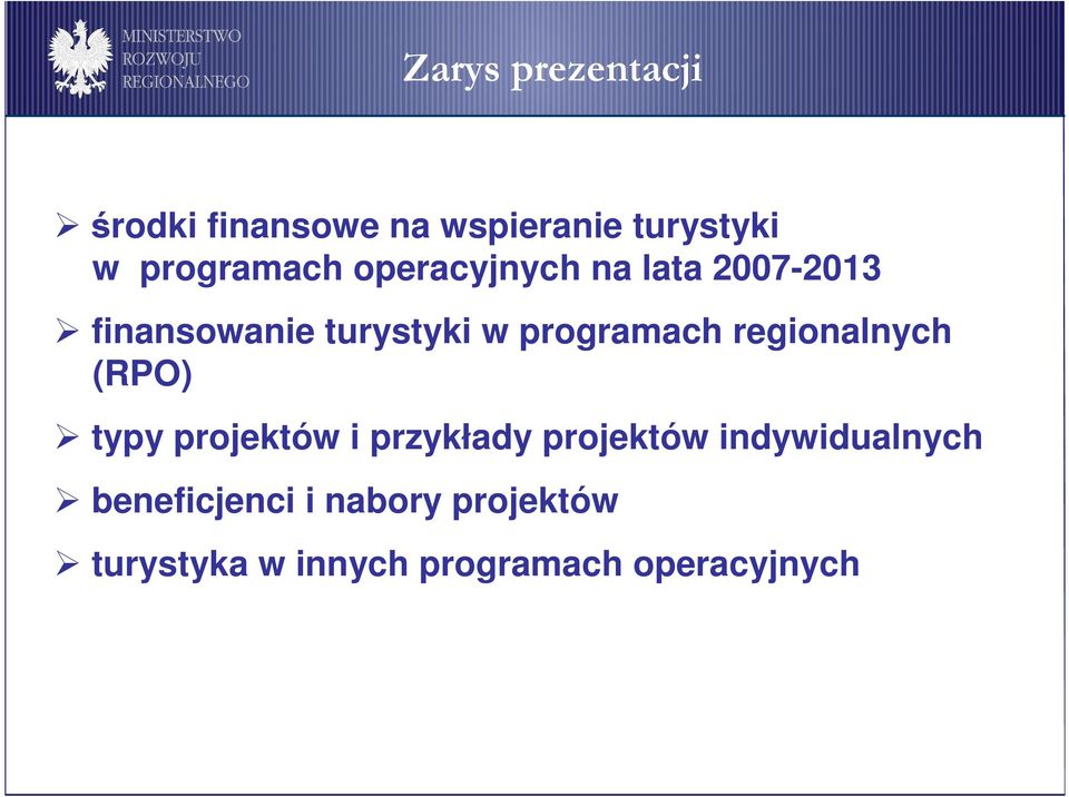 programach regionalnych (RPO) typy projektów i przykłady projektów