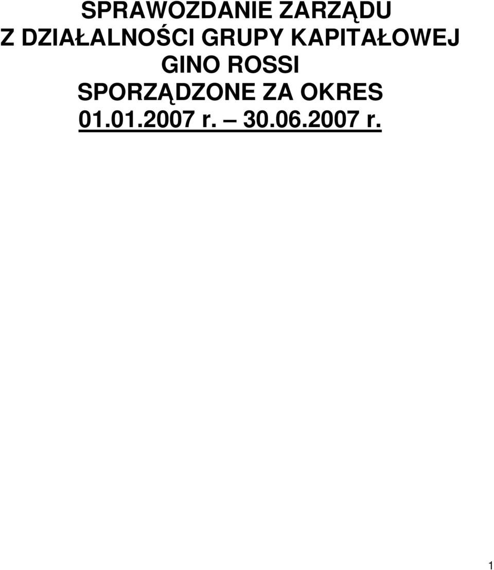 KAPITAŁOWEJ GINO ROSSI