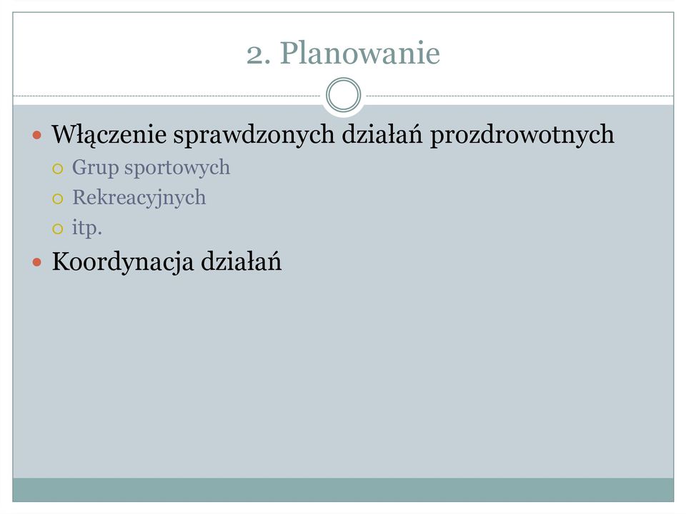 prozdrowotnych Grup