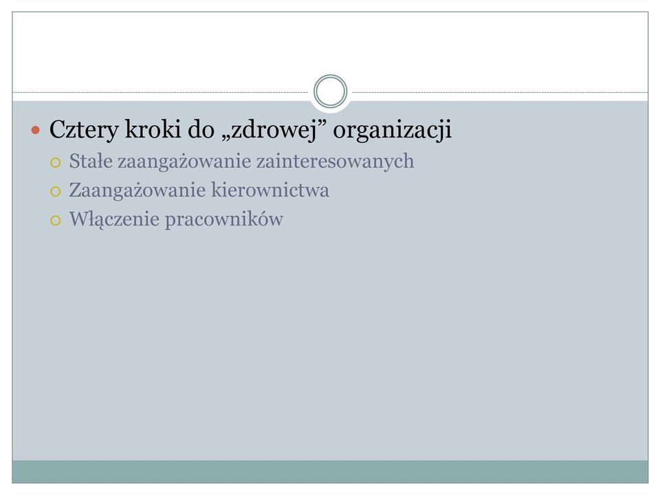 zaangażowanie zainteresowanych