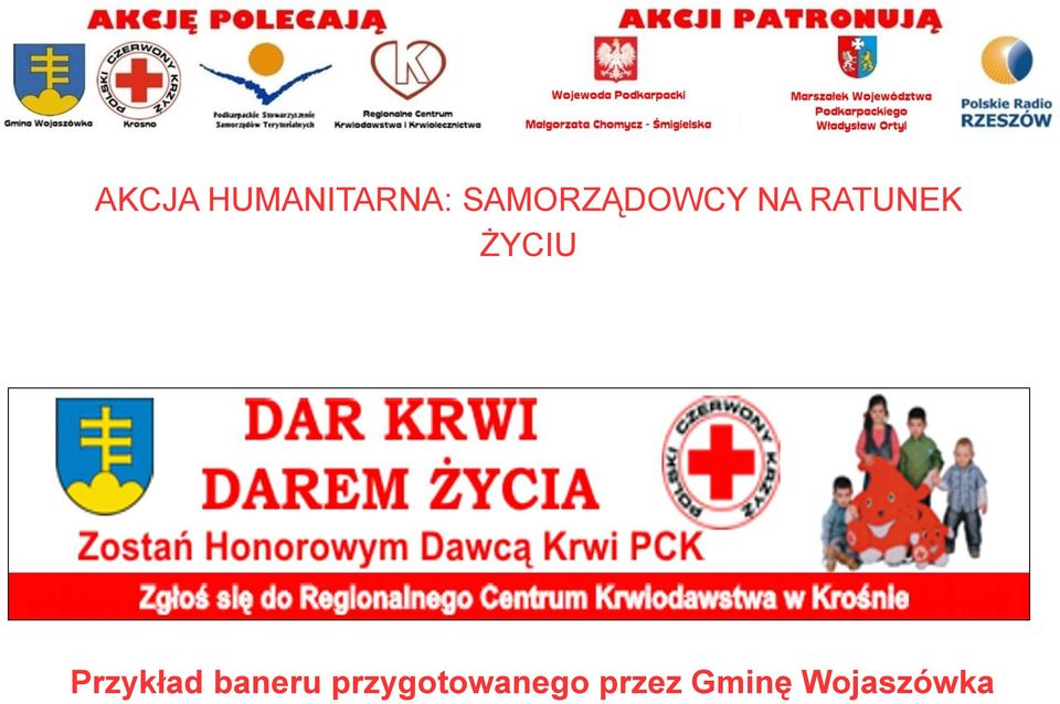 ŻYCIU Przykład baneru