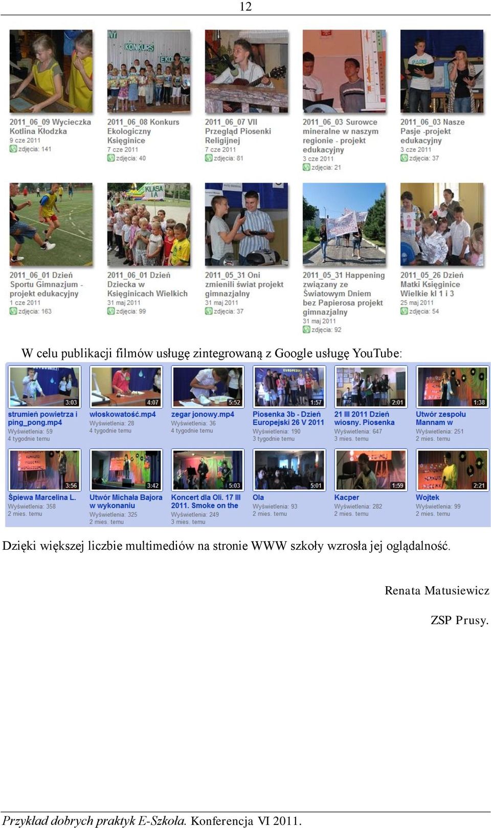 większej liczbie multimediów na stronie WWW