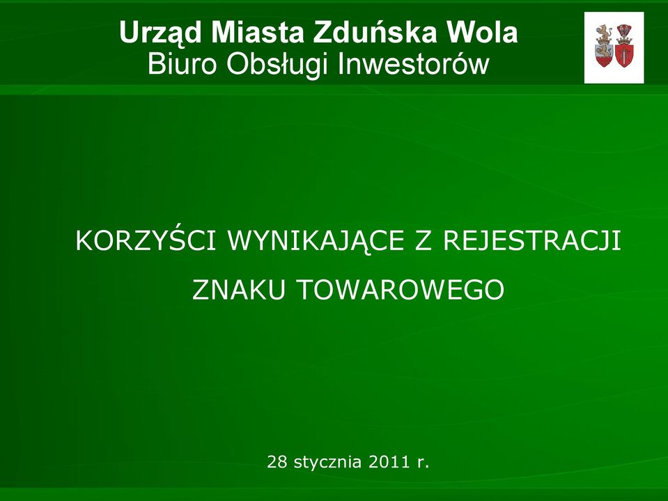REJESTRACJI ZNAKU