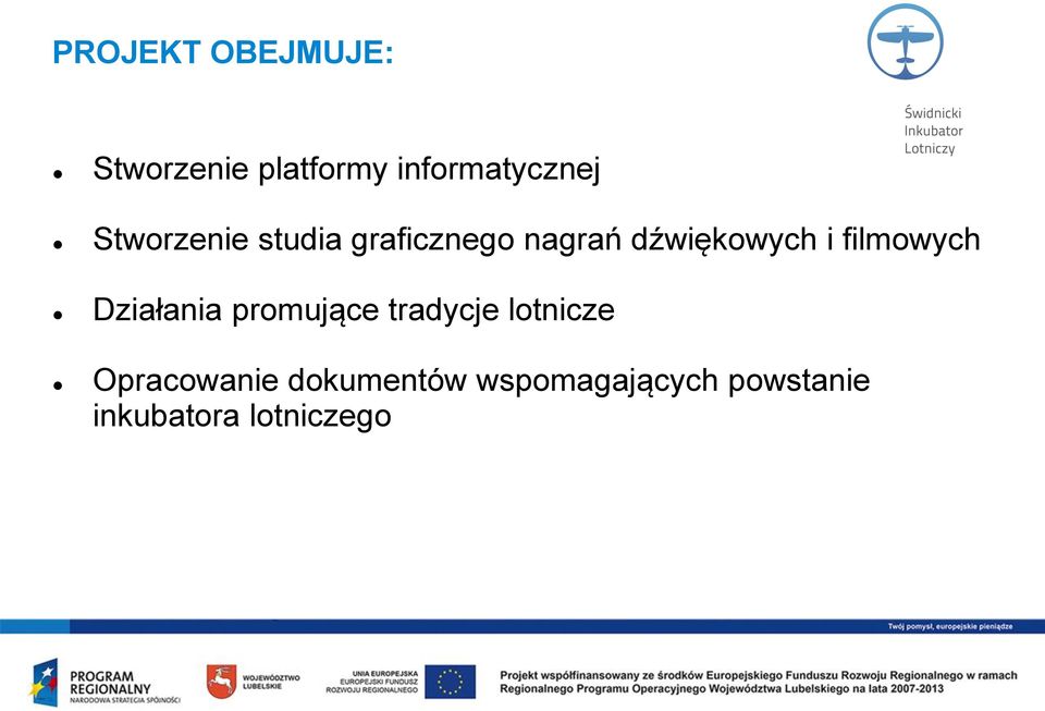 filmowych Działania promujące tradycje lotnicze