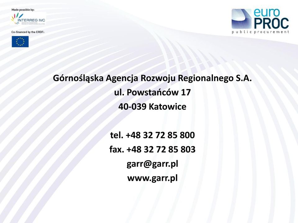 Powstaoców 17 40-039 Katowice tel.