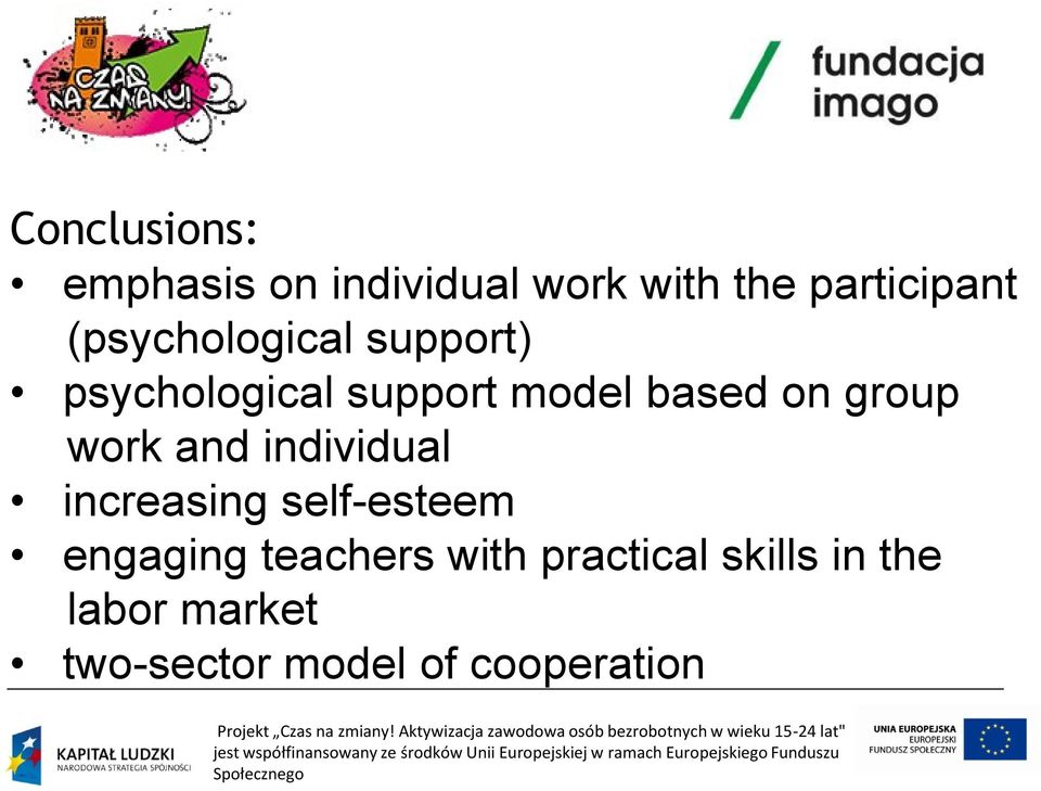 group work and individual increasing self-esteem engaging