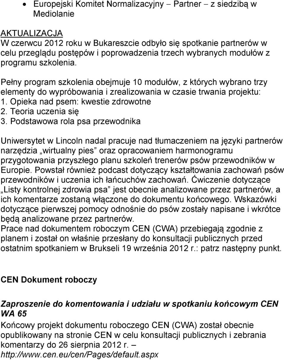 Opieka nad psem: kwestie zdrowotne 2. Teoria uczenia się 3.