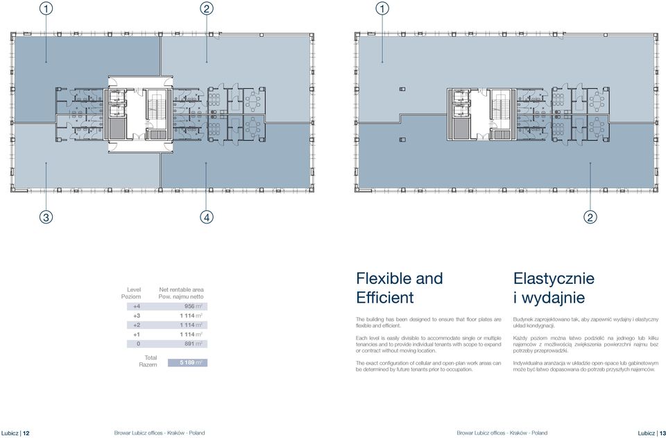 Each level is easily divisible to accommodate single or multiple tenancies and to provide individual tenants with scope to expand or contract without moving location.