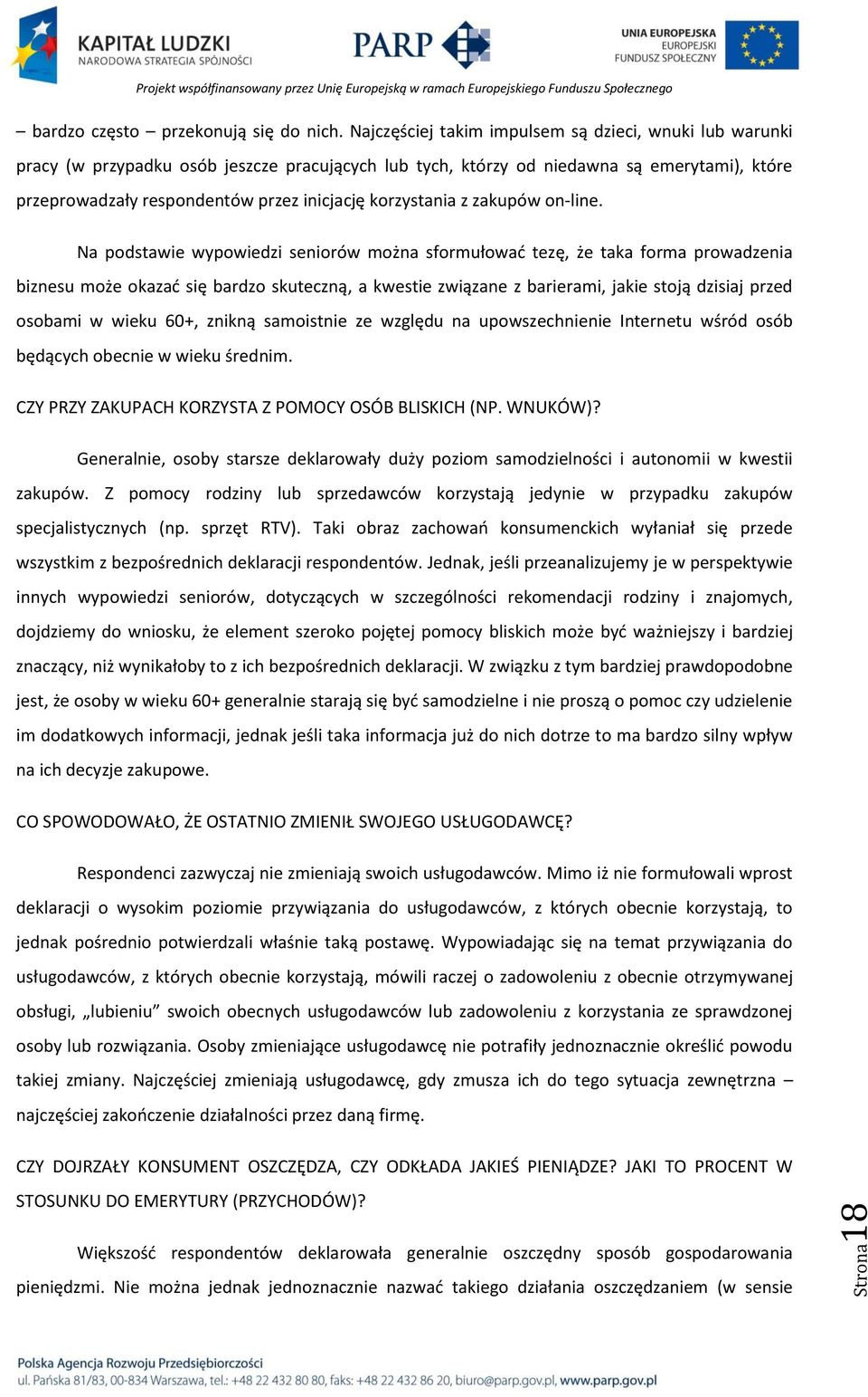 korzystania z zakupów on-line.