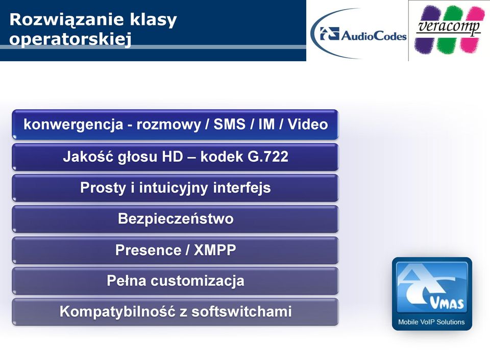 722 Prosty i intuicyjny interfejs Bezpieczeństwo