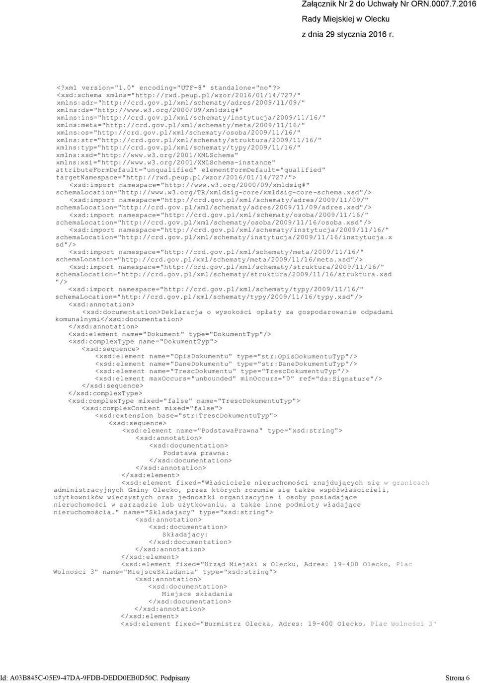 gov.pl/xml/schematy/meta/2009/11/16/" xmlns:os = "http://crd.gov.pl/xml/schematy/osoba/2009/ll/16/" xmlns:str="http://crd.gov.pl/xml/schematy/struktura/2009/11/16/'' xmlns:typ = "http://crd.gov.pl/xml/schematy/typy/2009/11/16/" xmlns:xsd = "http://www.