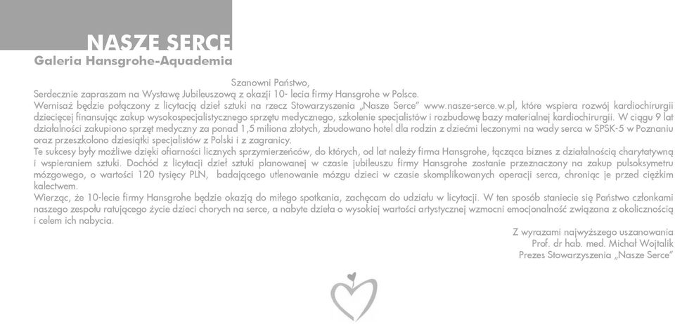 rzyszenia Nasze Serce ww