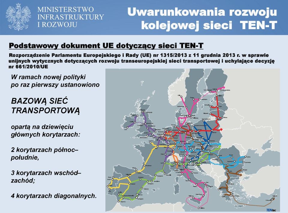 w sprawie unijnych wytycznych dotyczących rozwoju transeuropejskiej sieci transportowej i uchylające decyzję nr 661/2010/UE W